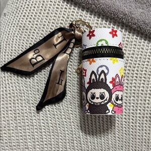 Colorful Cartoon Print Kids Keychain Holder